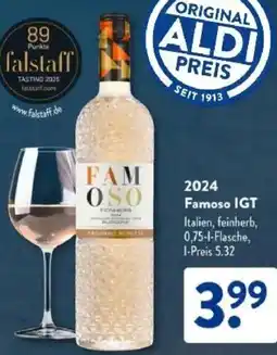 Aldi Süd 2024 Famoso IGT Angebot