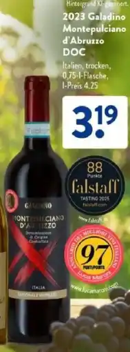 Aldi Süd 2023 Galadino Montepulciano d'Abruzzo DOC Angebot
