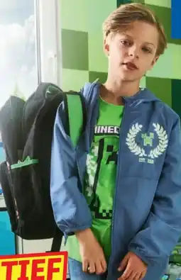 Lidl Minecraft Kinder Windbreaker Angebot