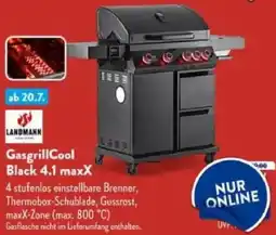 Aldi Süd LANDMANN GasgrillCool Black 4.1 maxX Angebot