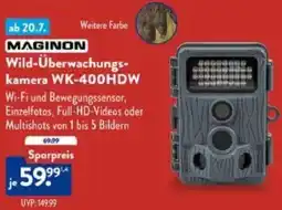Aldi Süd MAGINON Wild-Überwachungskamera WK-400HDW Angebot