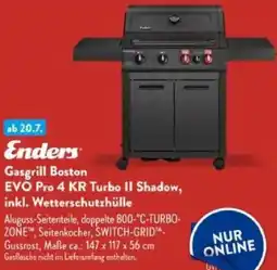 Aldi Süd Enders Gasgrill Boston EVO Pro 4 KR Turbo II Shadow, inkl. Wetterschutzhülle Angebot