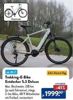 Aldi Süd Trekking-E-Bike Entdecker 5.3 Deluxe Angebot