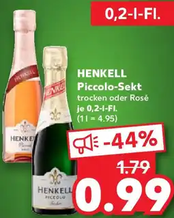 Kaufland HENKELL Piccolo-Sekt Angebot