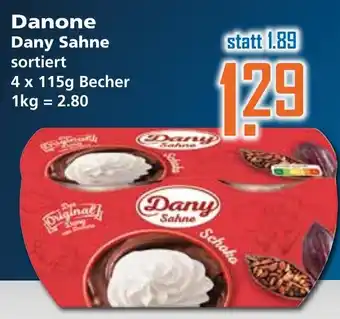 Klaas und Kock Danone Dany Sahne  4x115g Angebot