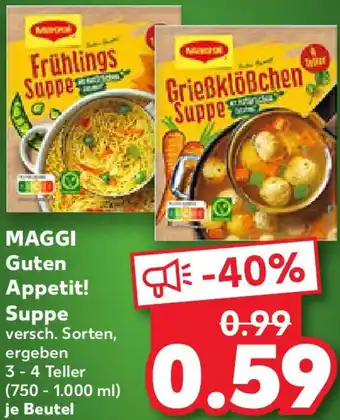 Kaufland MAGGI Guten Appetit! Suppe Angebot
