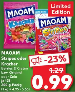 Kaufland MAOAM Stripes oder Kracher Angebot