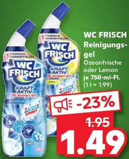 Kaufland WC FRISCH Reinigungsgel Angebot