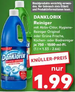 Kaufland DANKLORIX Reiniger Angebot