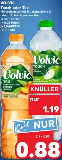 Kaufland VOLVIC Touch oder Tee Angebot
