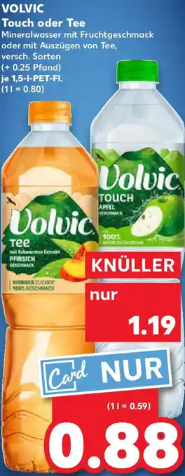 Kaufland VOLVIC Touch oder Tee Angebot