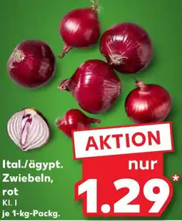 Kaufland Ital./ägypt. Zwiebeln, rot Angebot