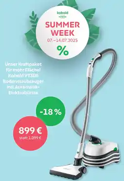 Vorwerk Kobold VT300 Bodenstaubsauger mit Automatik- Elektrobürste Angebot