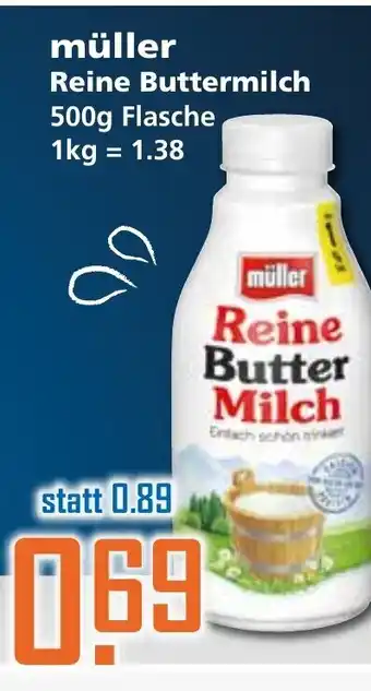 Klaas und Kock Müller Reine Buttermilch 500 g Angebot