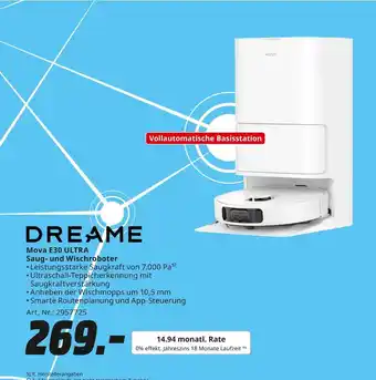 MediaMarkt Dreame mova e30 ultra saug- und wischroboter Angebot