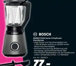 MediaMarkt Bosch mmb6172sn serie 4 vitapower standmixer Angebot