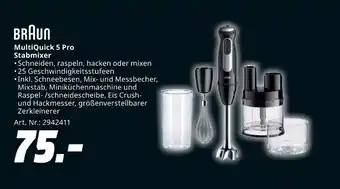 MediaMarkt Braun multiquick 5 pro stabmixer Angebot