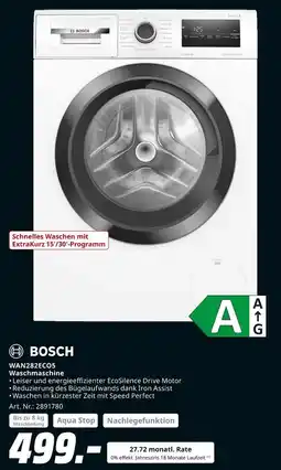 MediaMarkt Bosch wan282eco5 waschmaschine Angebot