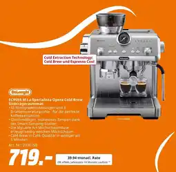 MediaMarkt Delonghi ec9555.m la specialista opera cold brew siebträgerautomat Angebot