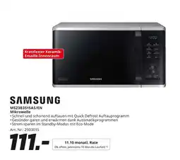 MediaMarkt Samsung ms23b3515as/en mikrowelle Angebot