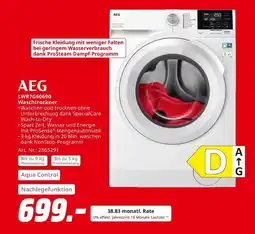 MediaMarkt Aeg lwr7g60690 waschtrockner Angebot