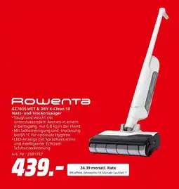 MediaMarkt Rowenta gz7035 wet & dry x-clean 10 nass- und trockensauger Angebot