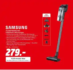 MediaMarkt Samsung vs20b75bdr5/wd kabelloser akkusauger Angebot