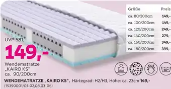 Mömax Wendematratze „kairo ks“ Angebot