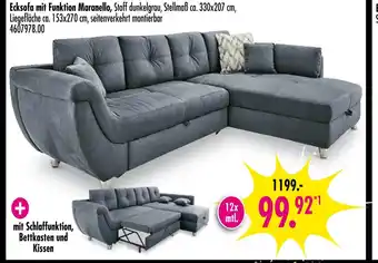 Möbel Boss Ecksofa mit funktion maranello Angebot
