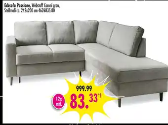 Möbel Boss Ecksofa passione Angebot