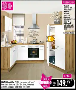 Möbel Boss Pino einbauküche pn 210 Angebot