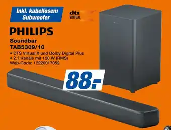 Expert Philips soundbar tab5309/10 Angebot