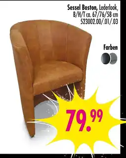 Möbel Boss Sessel boston Angebot