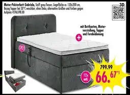 Möbel Boss Motor-polsterbett gabriola Angebot