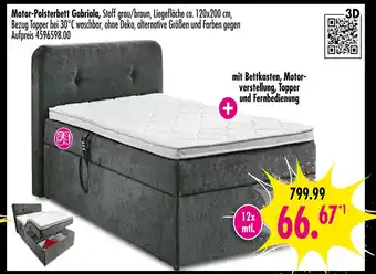 Möbel Boss Motor-polsterbett gabriola Angebot