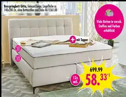 Möbel Boss Boxspringbett gitta Angebot