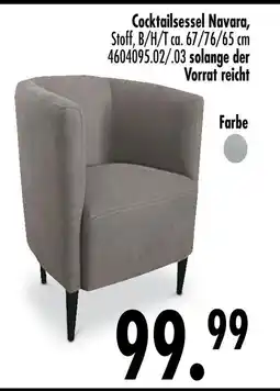 Möbel Boss Cocktailsessel navara Angebot