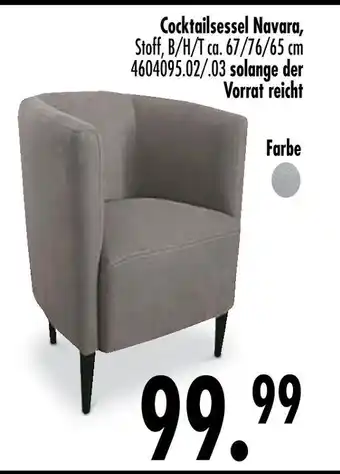 Möbel Boss Cocktailsessel navara Angebot