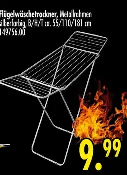 Möbel Boss Flügelwäschetrockner Angebot
