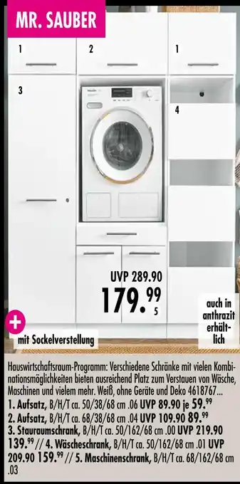Möbel Boss Hauswirtschaftsraum-programm Angebot