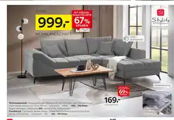 XXXLutz Stylife wohnlandschaft oder couchtisch Angebot