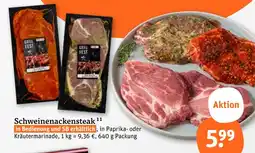 tegut Schweinenackensteak Angebot