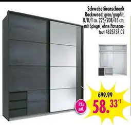 Möbel Boss Schwebetürenschrank rockwood Angebot