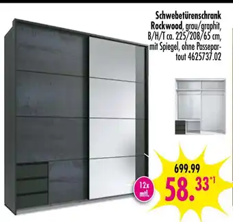 Möbel Boss Schwebetürenschrank rockwood Angebot