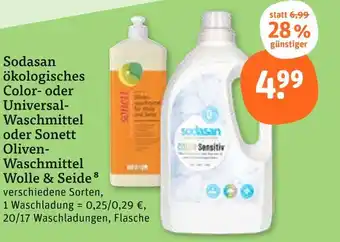 tegut Sodasan color- oder universal-waschmittel Angebot