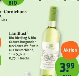 tegut Landlust bio-riesling & bio-grauer-burgunder Angebot