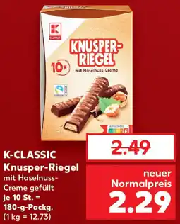 Kaufland K-CLASSIC Knusper-Riegel Angebot
