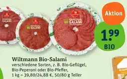 tegut Wiltmann bio-salami Angebot