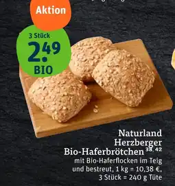 tegut Naturland herzberger bio-haferbrötchen Angebot