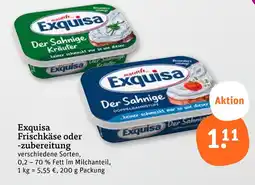 tegut Exquisa frischkäse Angebot